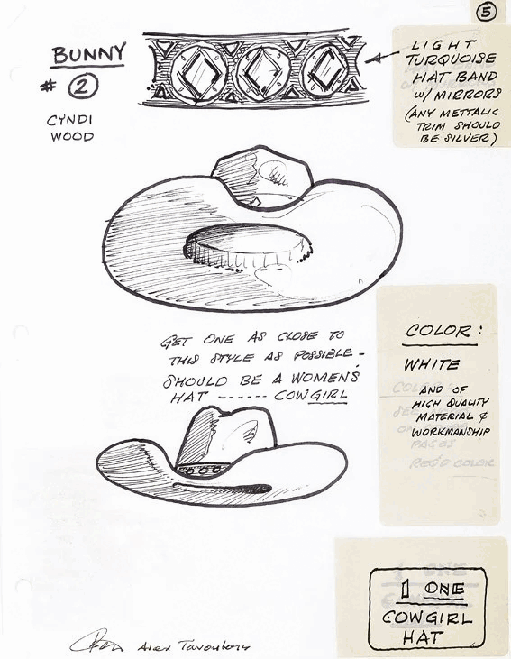 Cynthia Wood whore hat