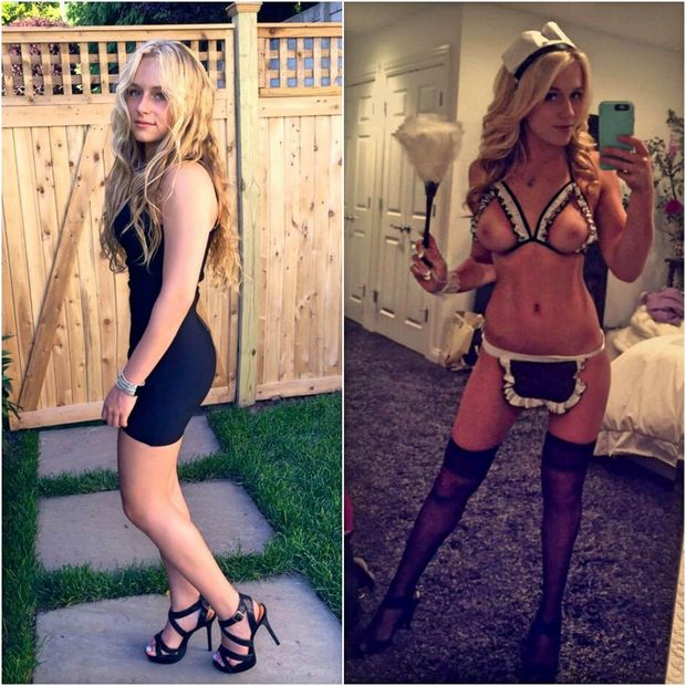 sexy maid on/off