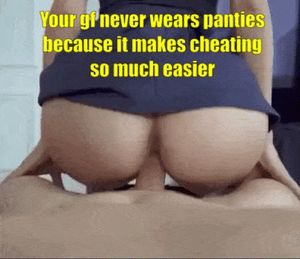 She never wears panties