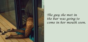 Made me watch from the porch.