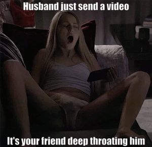 She looks sexy doing it