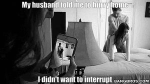 She was enjoying it too much