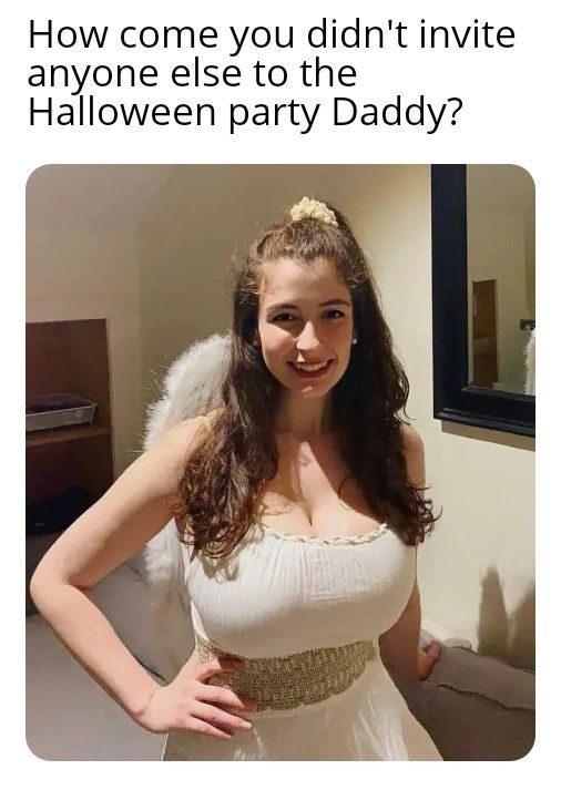 Daughter Daddy solo Halloween party