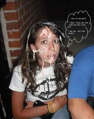 Sexy lil useless cum addict Emily Fink cumshot caption