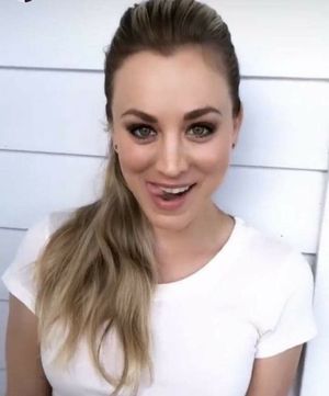 Kaley Cuoco is hungry