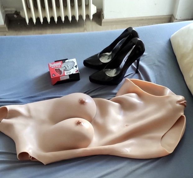 You'll wear these while doing my house chores from now on.