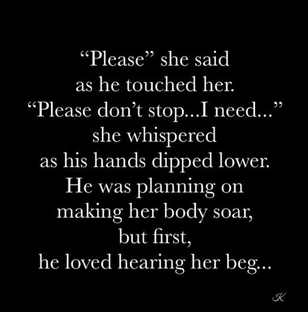 Please don't stop