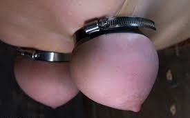 Nicely clamped and hanging