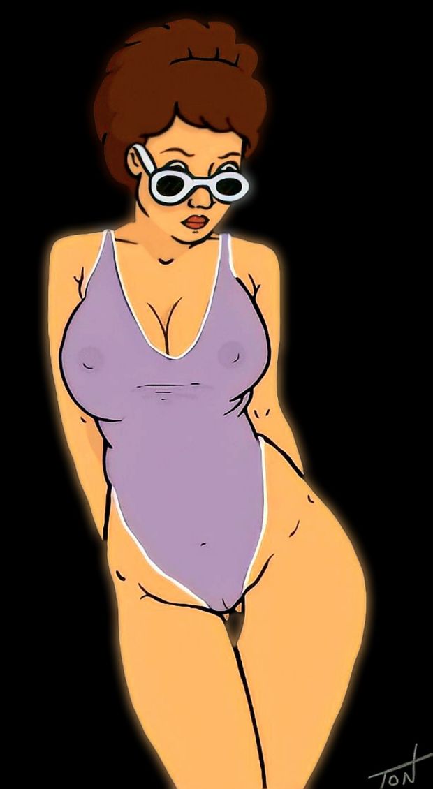 Peggy in swimsuit