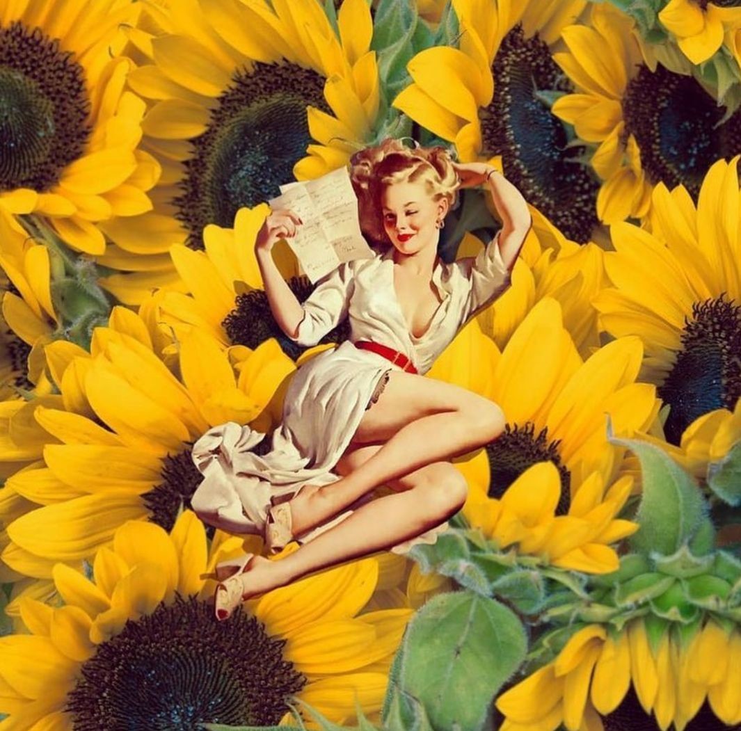 Pin-up style blonde