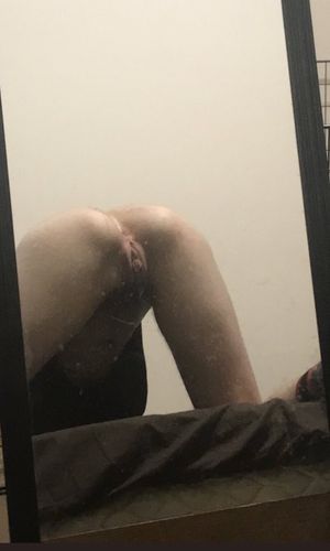 me bent over exposing my holes