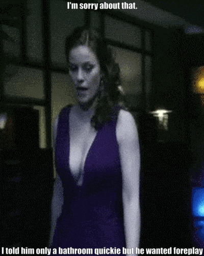 You have a little something on your tits still