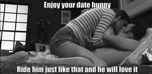 She's ready to have a good time.