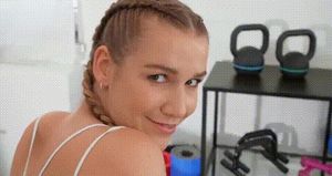 "So What Do You Think Of My Diamond Jeweled Heart-Shaped Metal Butt Plug Huh ? Is It My Color ?"