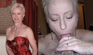 One beautiful cocksucking granny