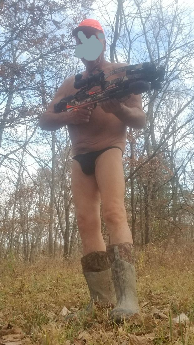 Hunt in panties