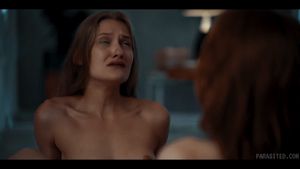 Jia and Tiffany pleasuring each other on PARASITED