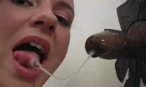 Up close and personal with her and a black cock at the gloryhole