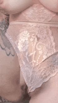 Panties pulled aside - pussy - daily collect
