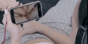 Her... Watching my page...