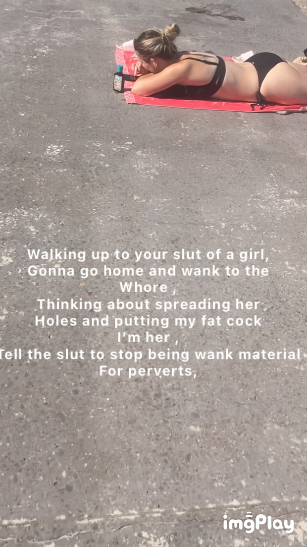 Wank material bikini
