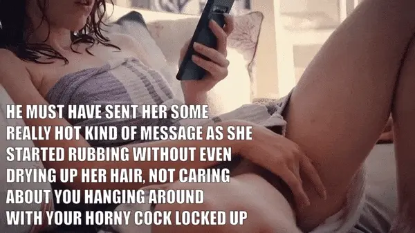 She now has most of her orgasms chatting with that guy she met online