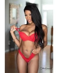 Tanya Denise in her Red bra and panties