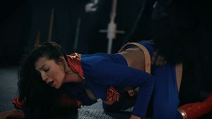 Superheroine in trouble