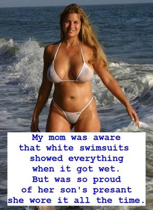 She is so proud of me, it shows.