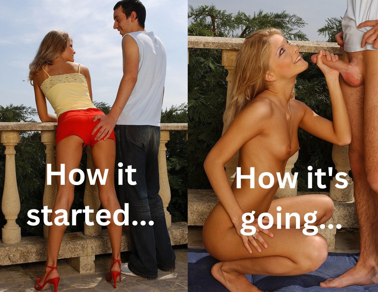 How it started...how it's going