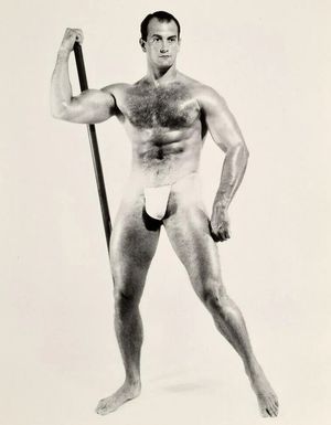 Bruce of LA Vintage Gay 60s Interest Hairy Male Physique