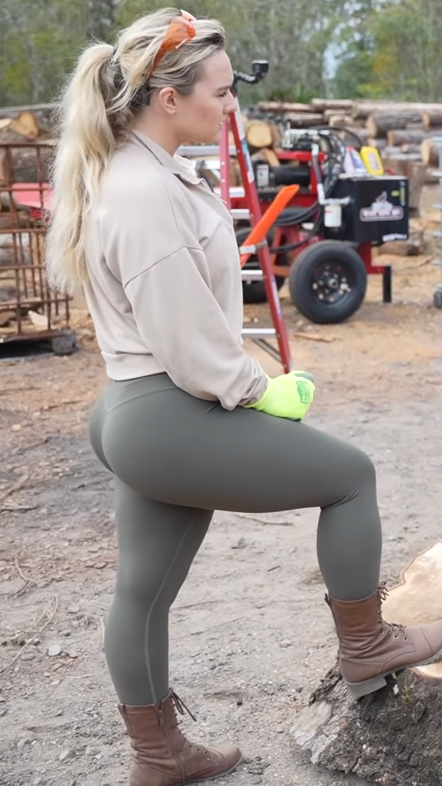 Beautiful Blonde at Sawmill 2