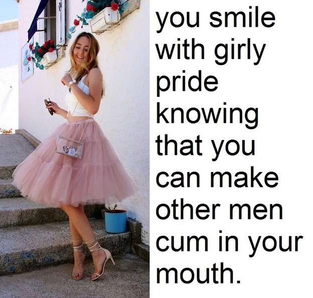 Take pride in your sissy gurl self