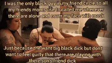 Only black guy in friend circle so his mom cover my face