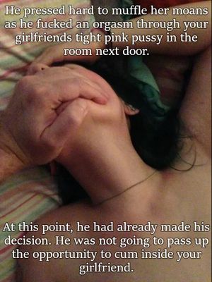 You heard him climaxing inside her