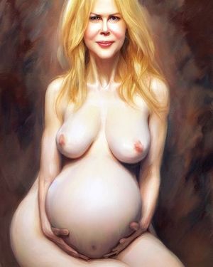 Pregnant Nicole Kidman