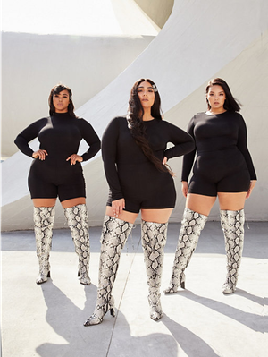 Three Badass BBW's In Thigh Highs