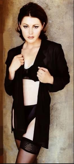Jane models lingerie