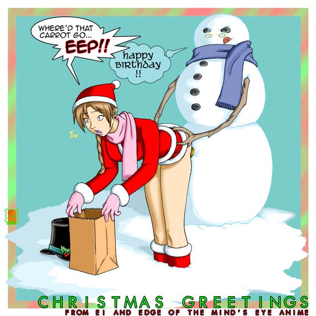 Frosty plays hide the carrot