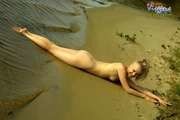 "Oh-I just slimed in the sand."