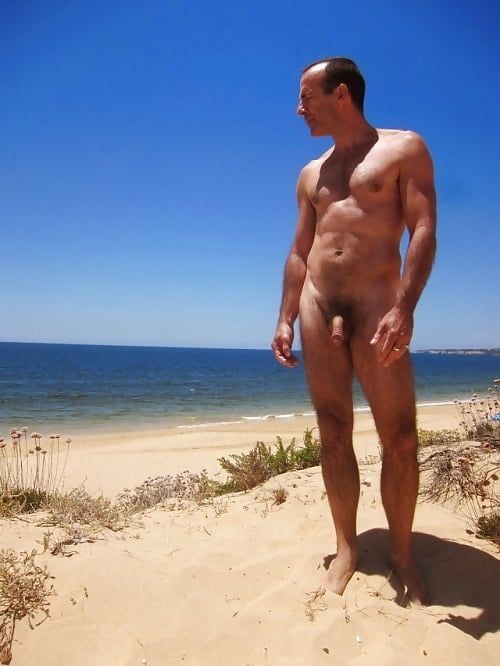Nude on beach