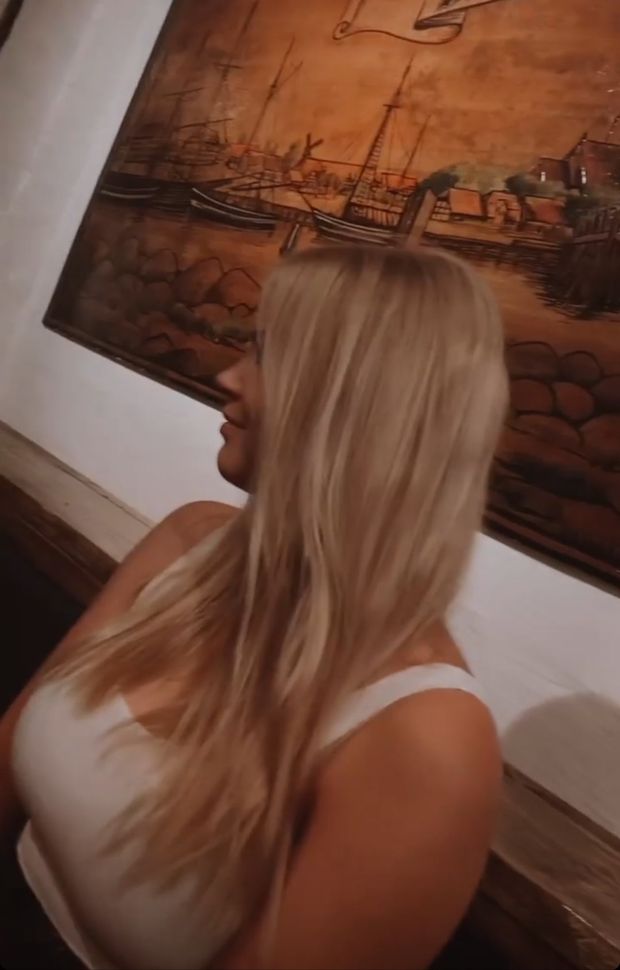 Blonde with big tits