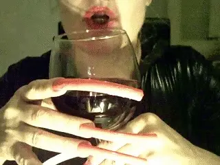 Long nails & drinking. A strange pair.