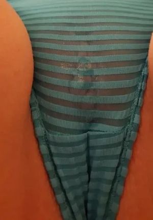Panties creamy and sticky