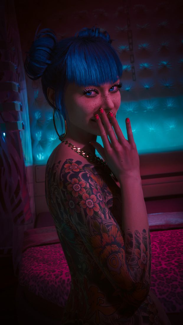 Sexy screenshots of Night City Ladies