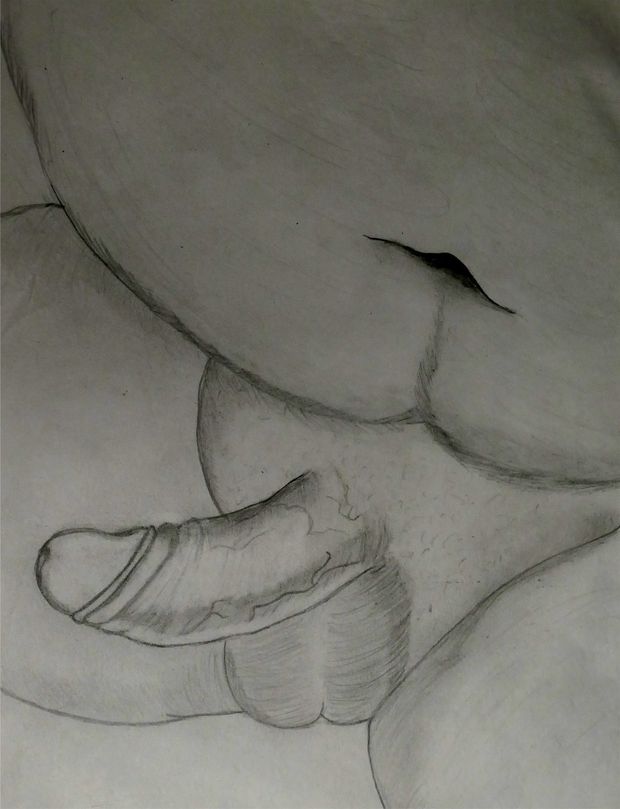 This big bellied chub used to stop by on his way to work for my hot mouth and a good swallow. Great curved uncut cock & super sweet cum!