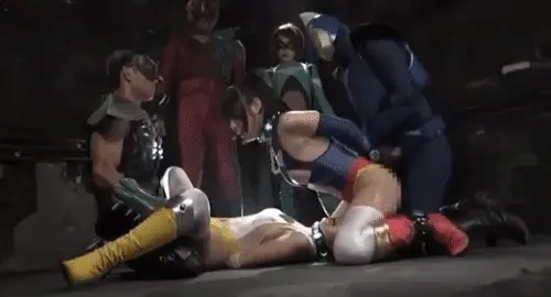 Dynamic Duo of Superheroines Defeated and Fucked