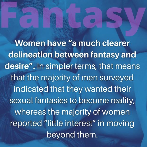 difference between men and women fantasies