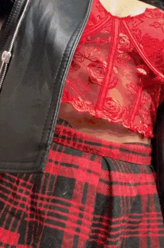 Plaid skirt