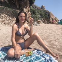 Time at the beach...feeling frisky